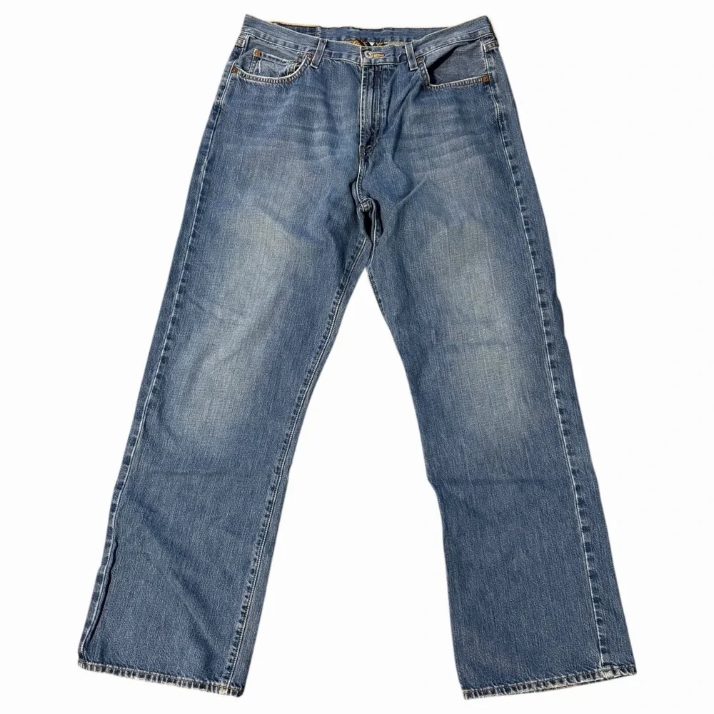 Lucky Brand Professor Regular Fit Straight Leg Jeans Mens 36x30 Mexico Denim